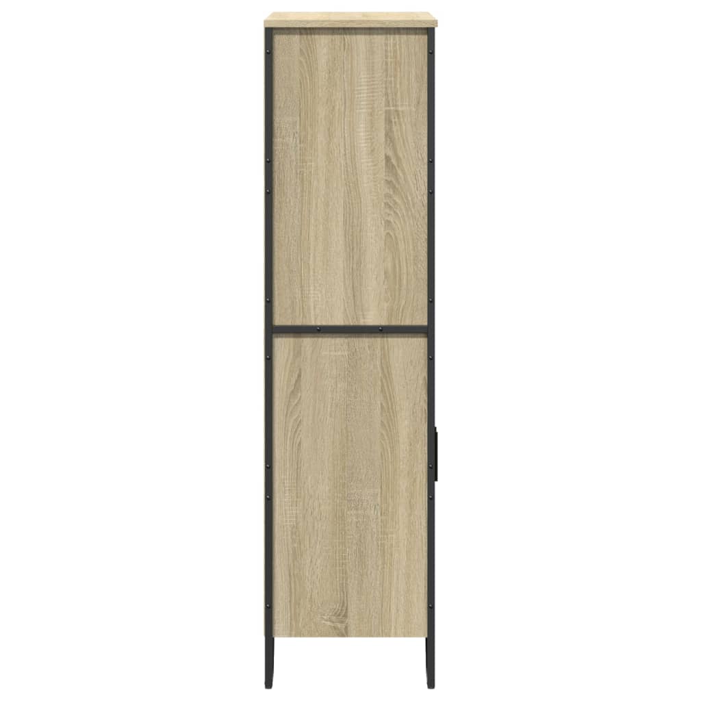 Highboard Sonoma Oak 79.5x35.5x137.5 cm Engineered wood